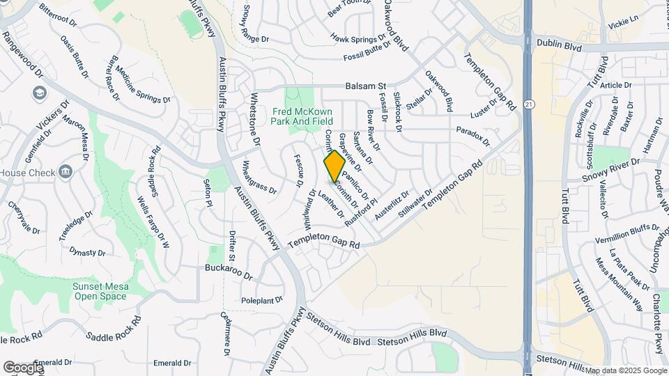 5840 Corinth Dr Map and Location Details