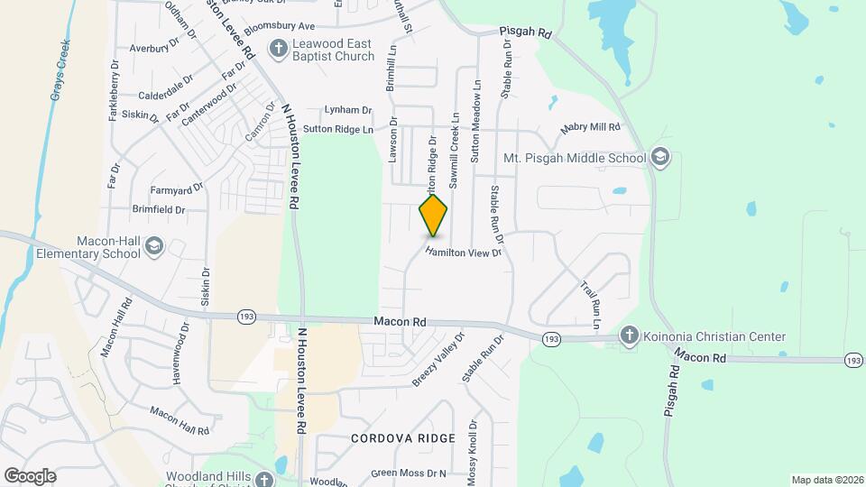 1384 Carlton Ridge Dr Map and Location Details