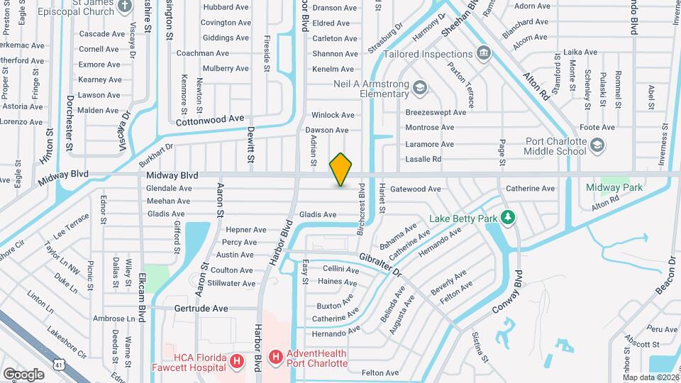 21499 Glendale Ave Map and Location Details
