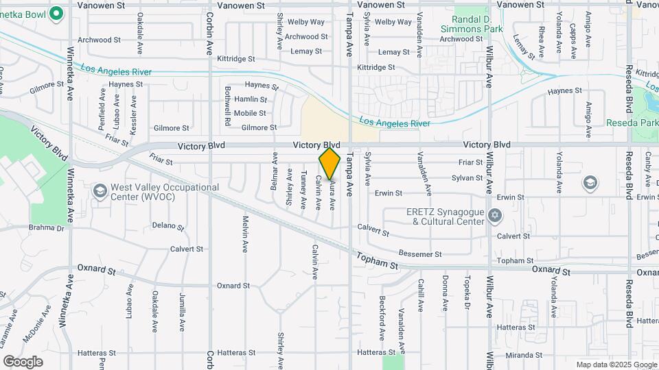 6251 Aura Ave Map and Location Details