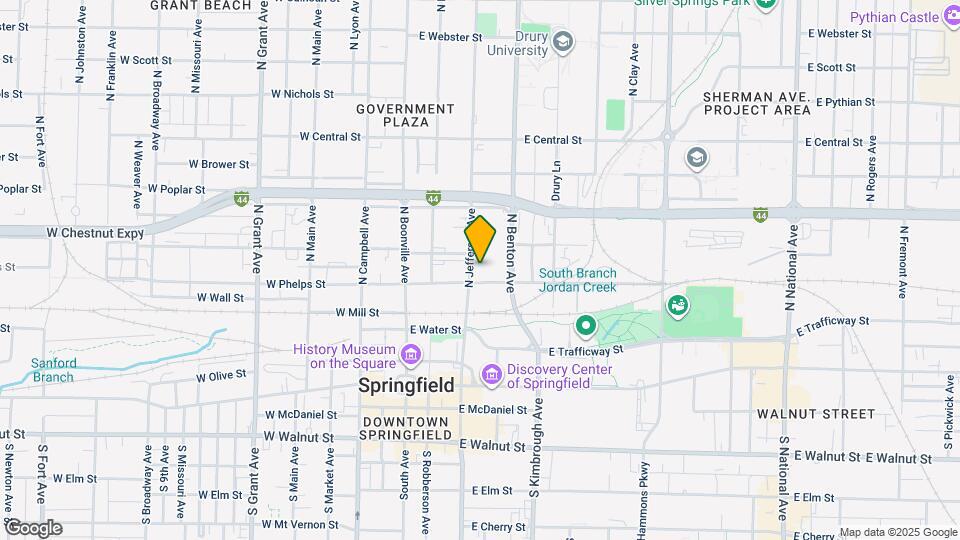 500 N Jefferson Ave Map and Location Details