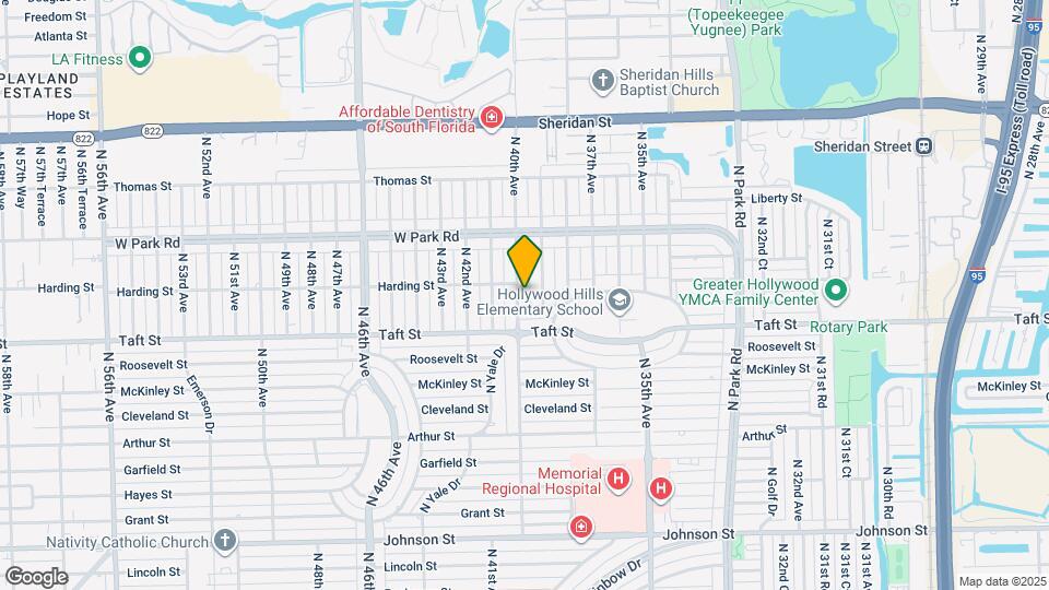 1807 N 40th Ave Map and Location Details