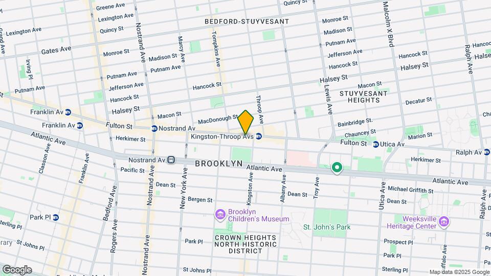 1476 Fulton Street Map and Location Details