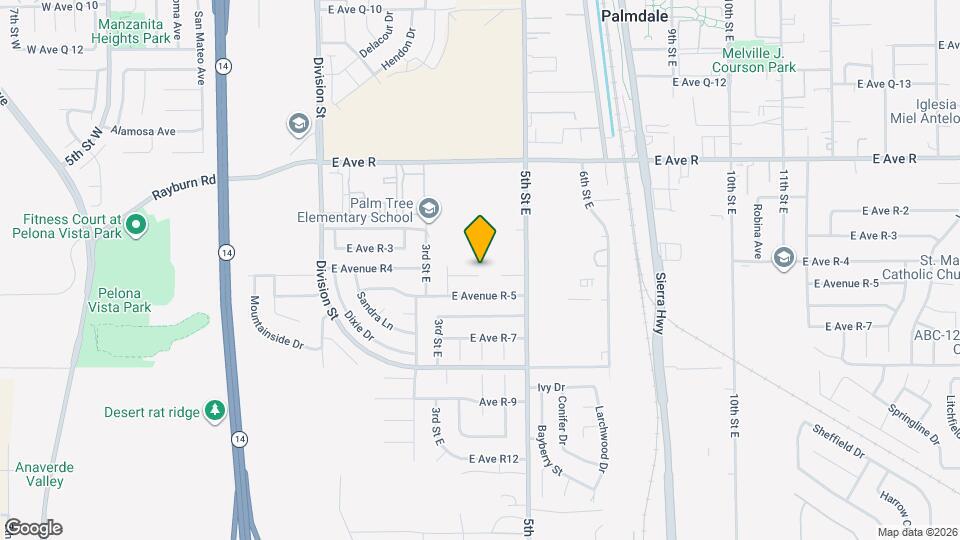 369 E Avenue R4 Map and Location Details