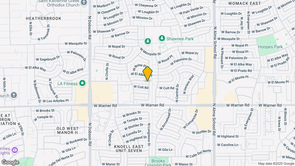 1507 W El Monte Pl Map and Location Details