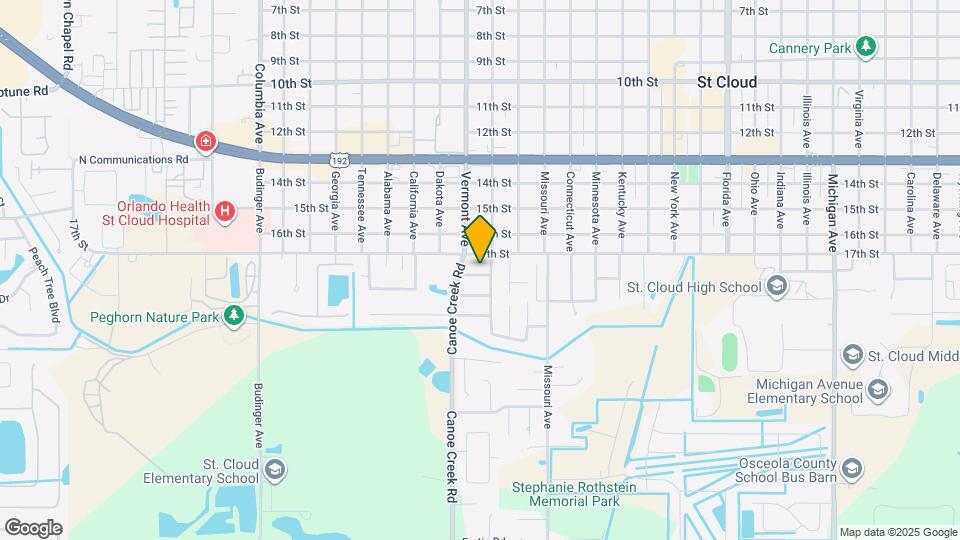 2004 Palm St Map and Location Details