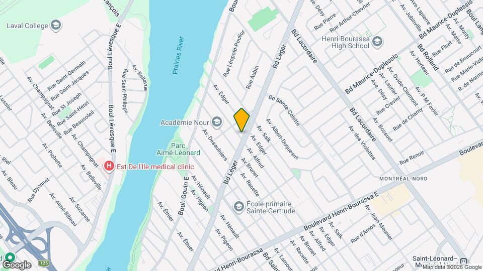 5185 Léger Boul Map and Location Details
