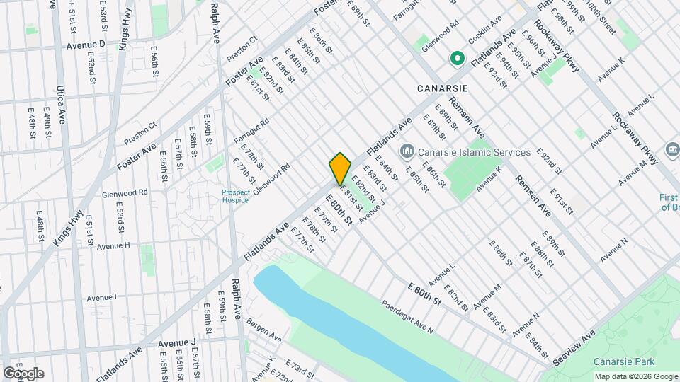 918 E 81st St Map and Location Details