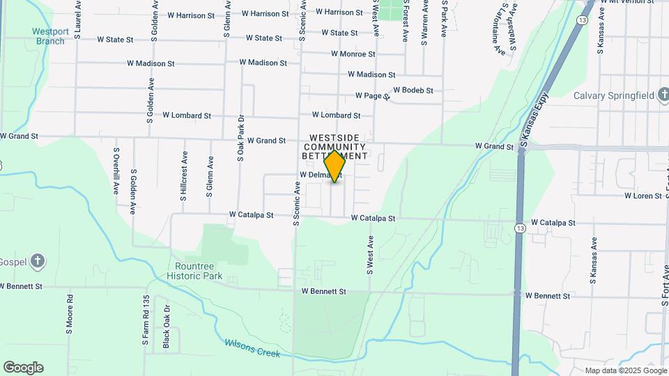 1112 S Clifton Ave Map and Location Details