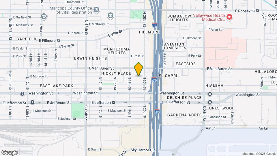 1935 E Monroe St Map and Location Details