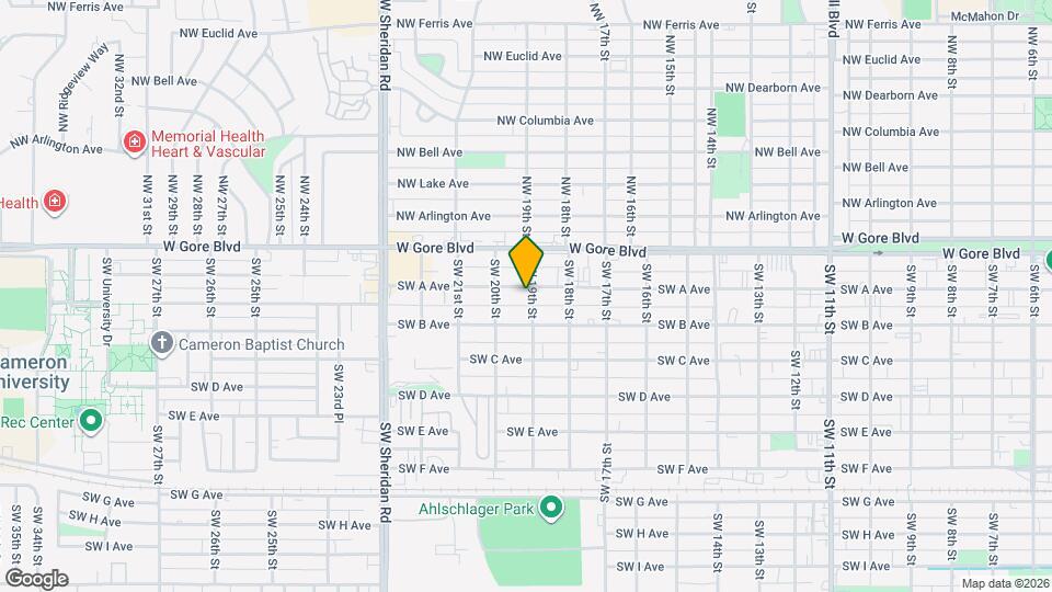 1904 SW D Ave Map and Location Details