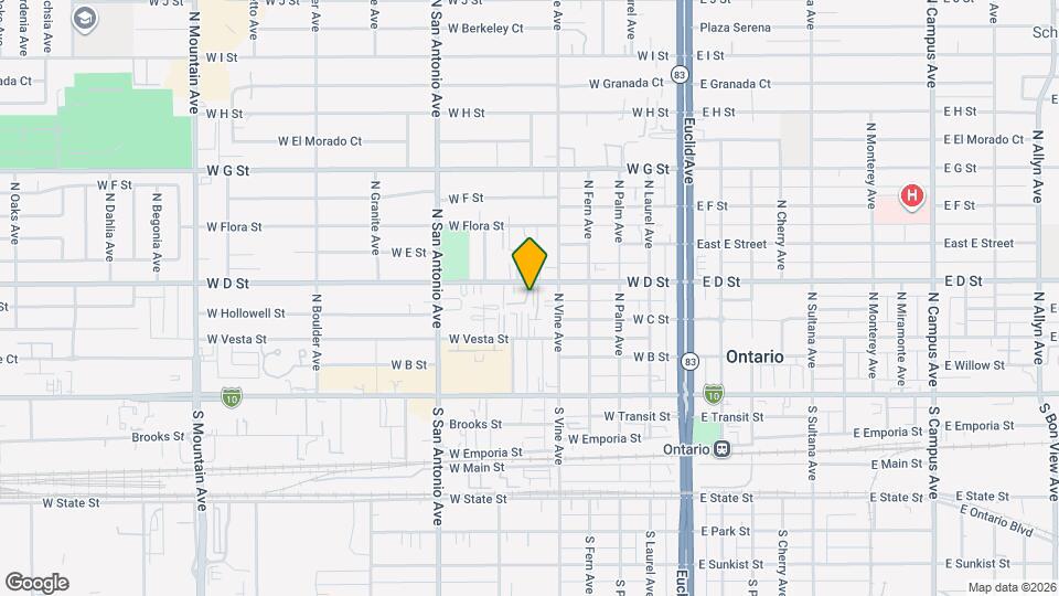 529 W D St Map and Location Details
