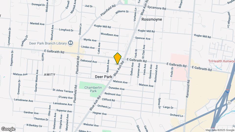 4327 Oakwood Ave Mapa y Detalles de la Ubicación