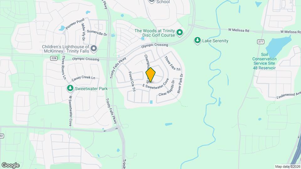 7704 Krause Springs Dr Map and Location Details