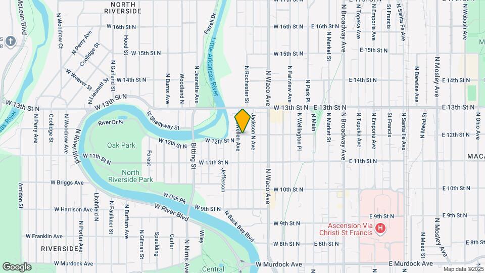 1258 N Lewellen Ave Map and Location Details