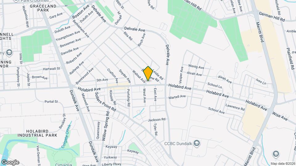 1955 Walnut Ave Map and Location Details