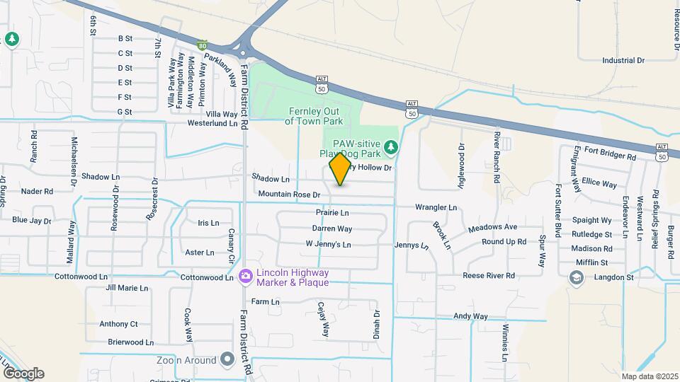 1344 Mountain Rose Dr Map and Location Details