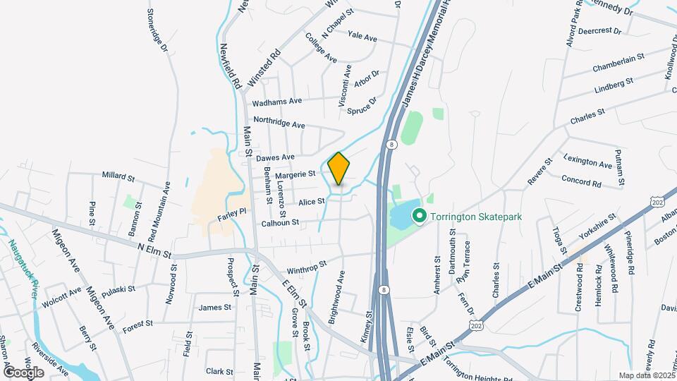 417 Brightwood Ave Map and Location Details