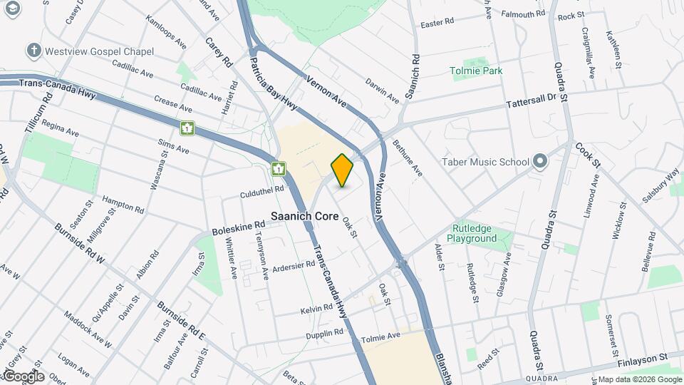 3375 Oak St Map and Location Details