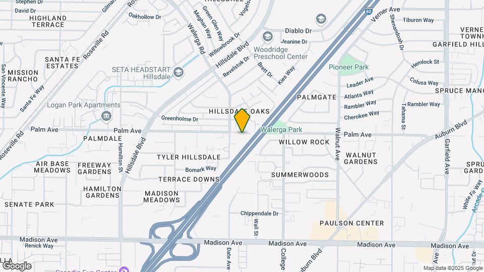 4722 Palm Ave Map and Location Details