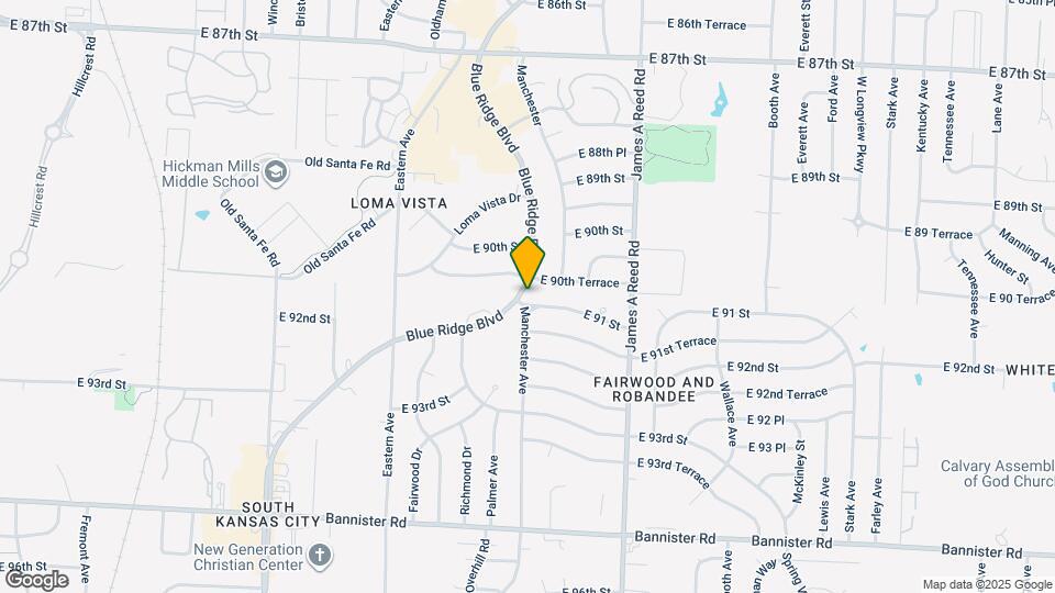 7800 E 91 St Map and Location Details