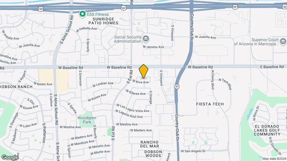 604 W Kiva Ave Map and Location Details