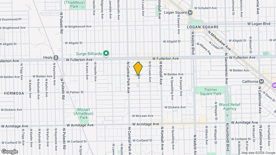 3545 W Belden Ave Mapa y Detalles de la Ubicación