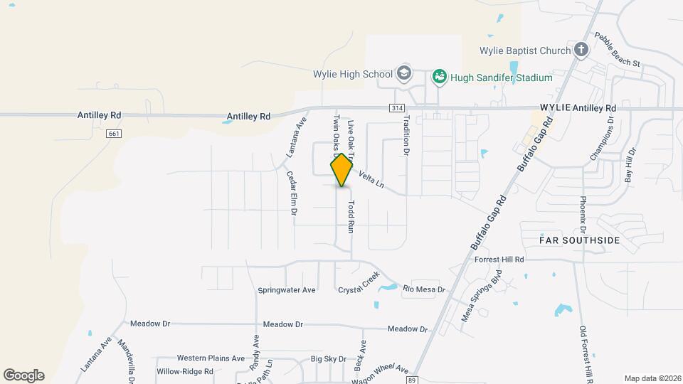 6409 Twin Oaks Dr Map and Location Details