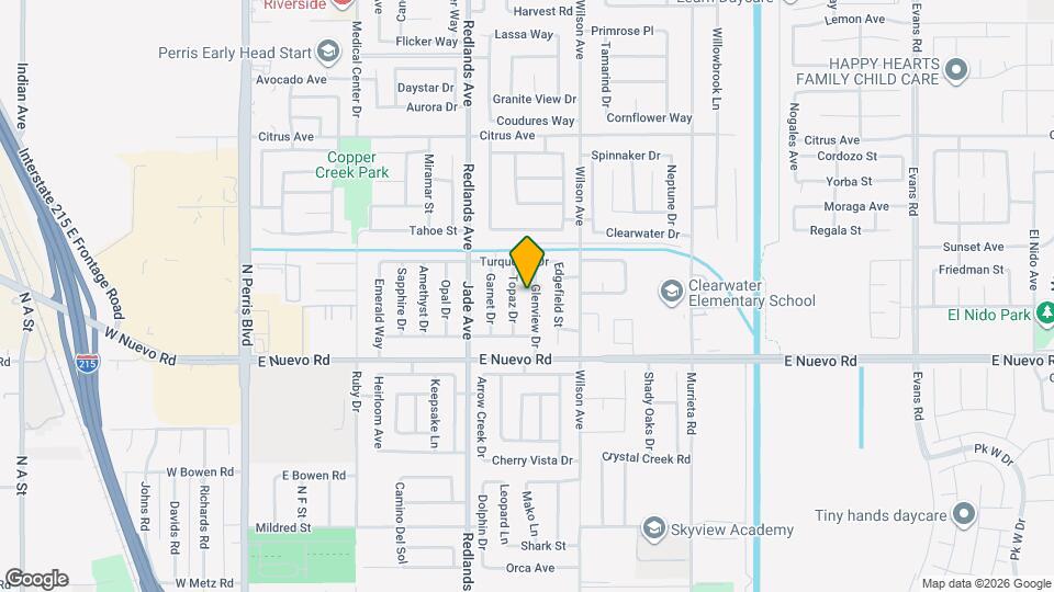 1712 Glenview Dr Mapa y Detalles de la Ubicación