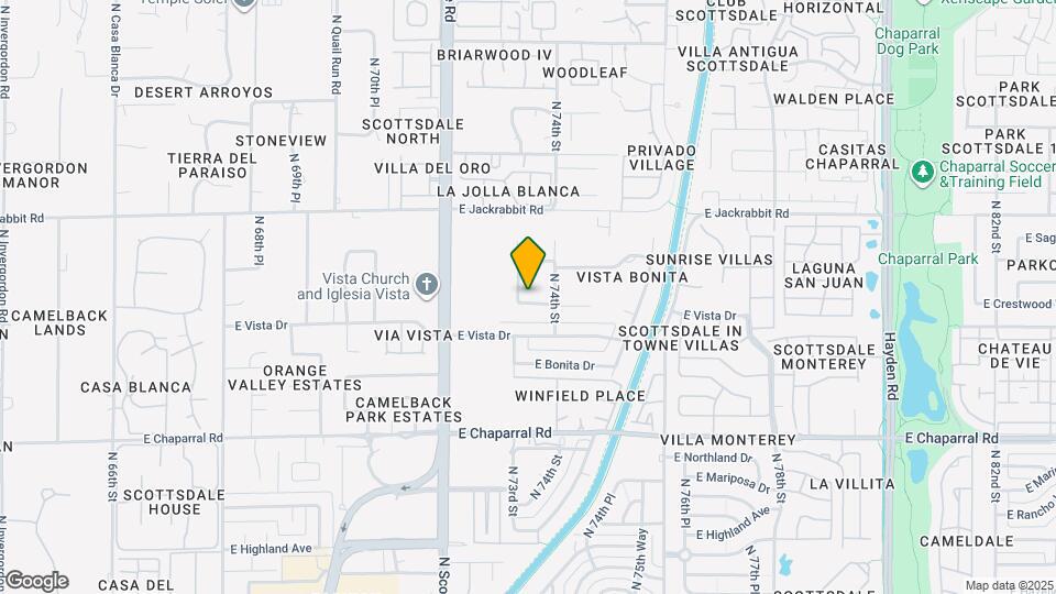 7326 E Cholla Ln Map and Location Details