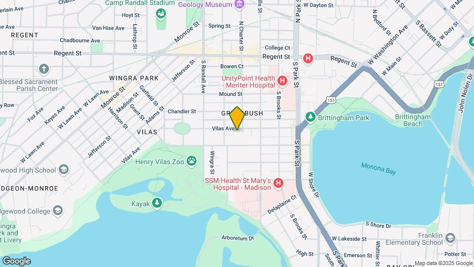 1207 Vilas Ave Mapa y Detalles de la Ubicación