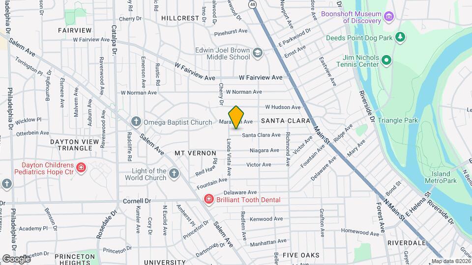 253 Santa Clara Ave Map and Location Details