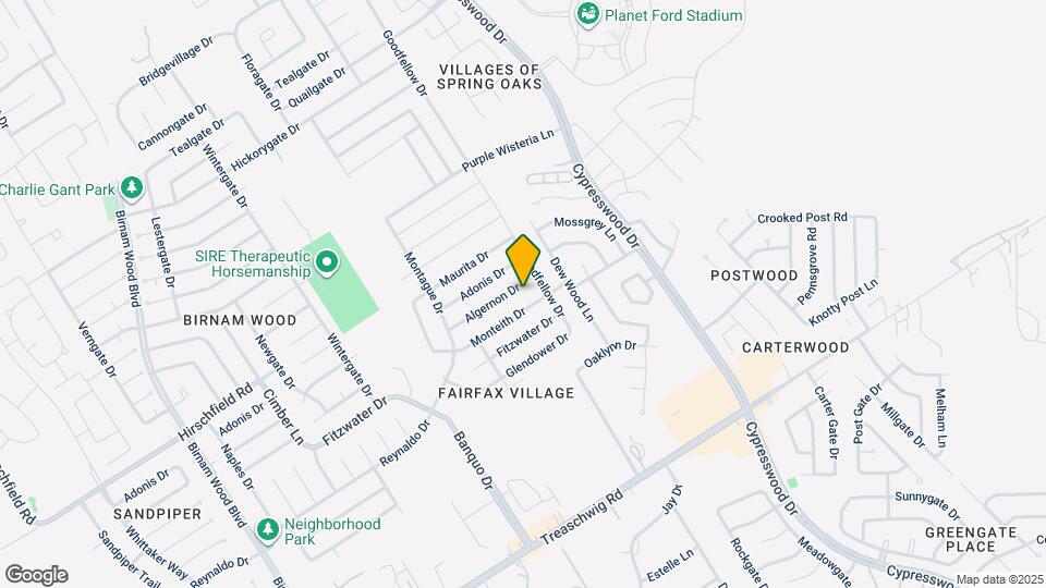 5018 Algernon Dr Map and Location Details