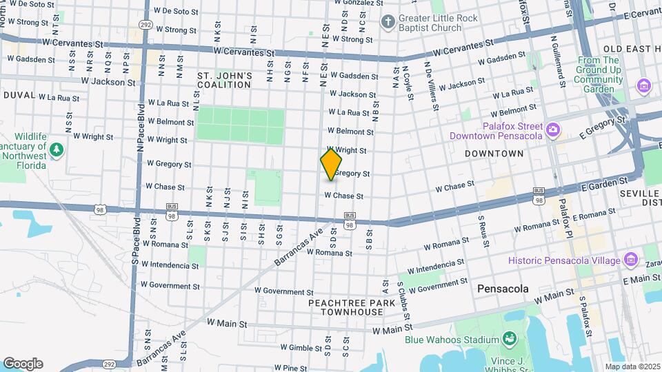 105 N D St Map and Location Details