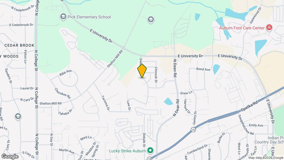 1033 DeKalb St Map and Location Details