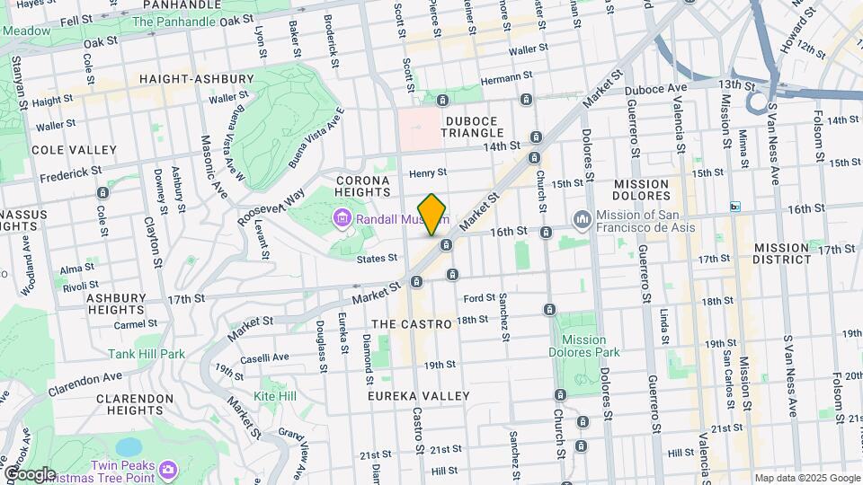 3627 16th St Map and Location Details