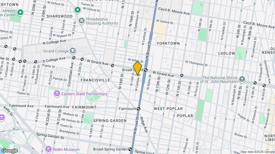 904 N Carlisle St Mapa y Detalles de la Ubicación