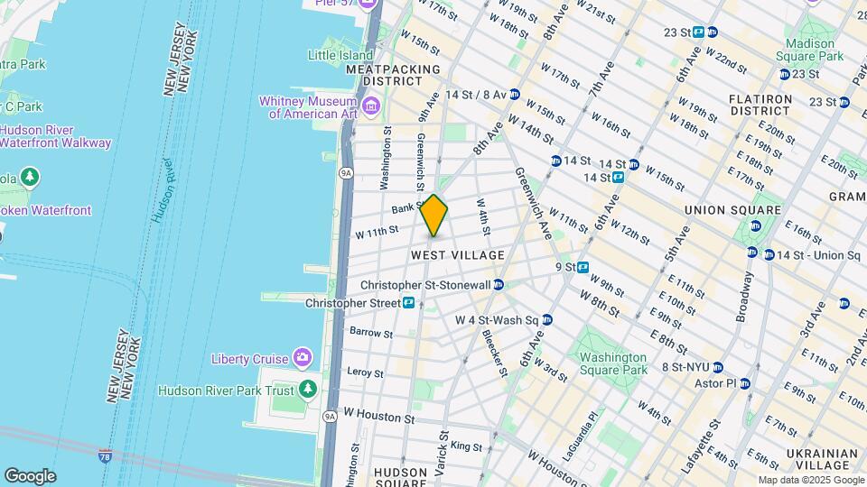 550 Hudson St Map and Location Details