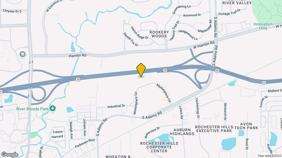 Furnished Studio-Detroit - Rochester Hills Map and Location Details