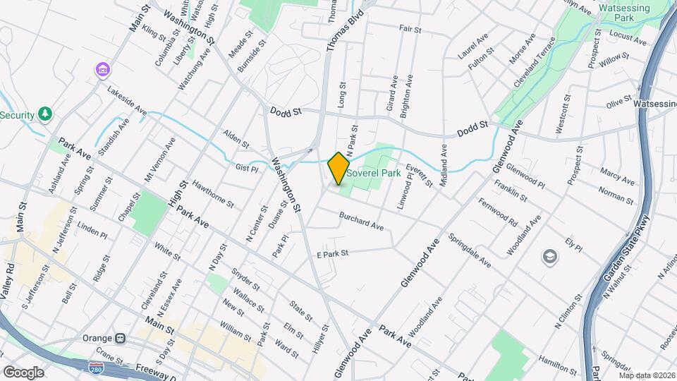 746 Springdale Ave Map and Location Details