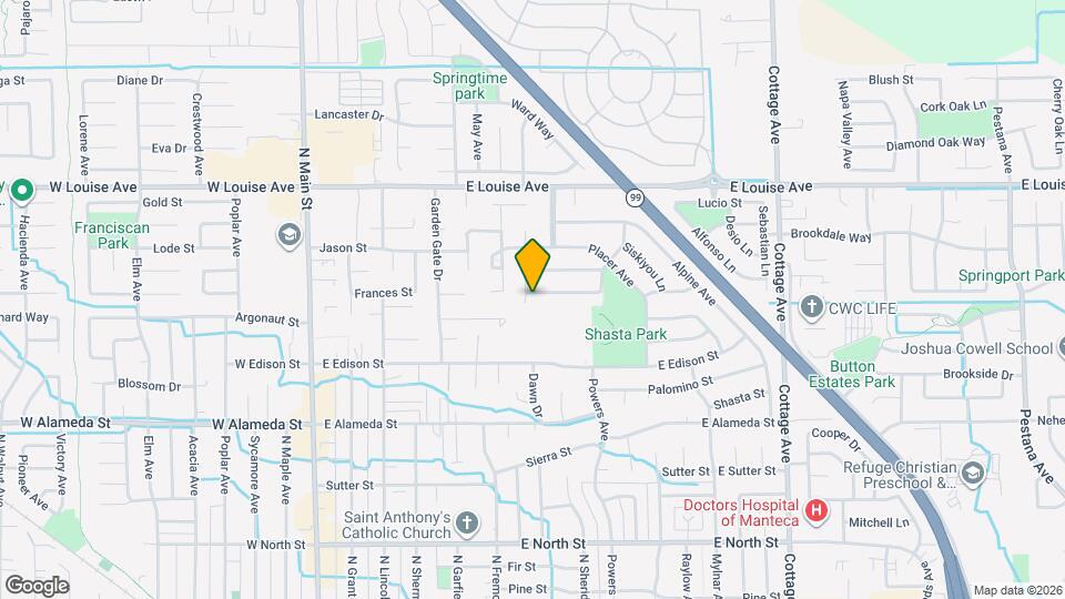 708 Meadow Way Map and Location Details
