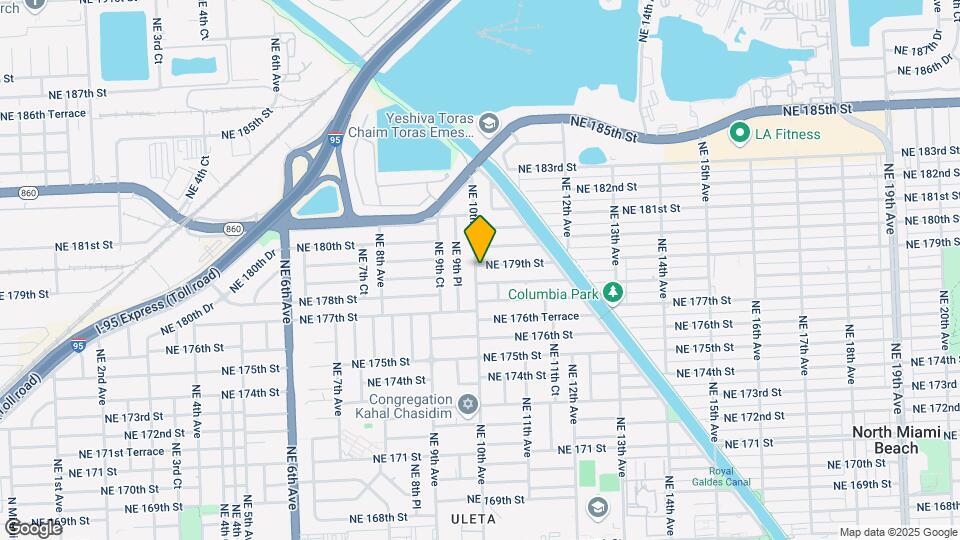 1000 NE 179th St Map and Location Details