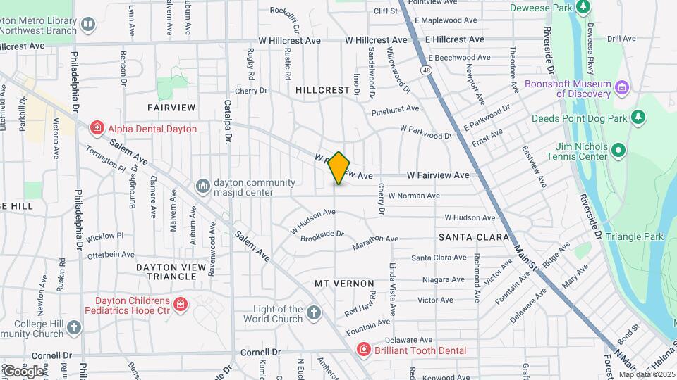 321 W Norman Ave Map and Location Details