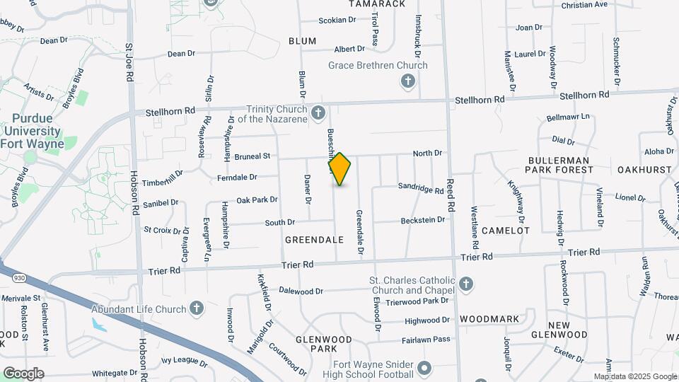 4054 Buesching Dr Map and Location Details