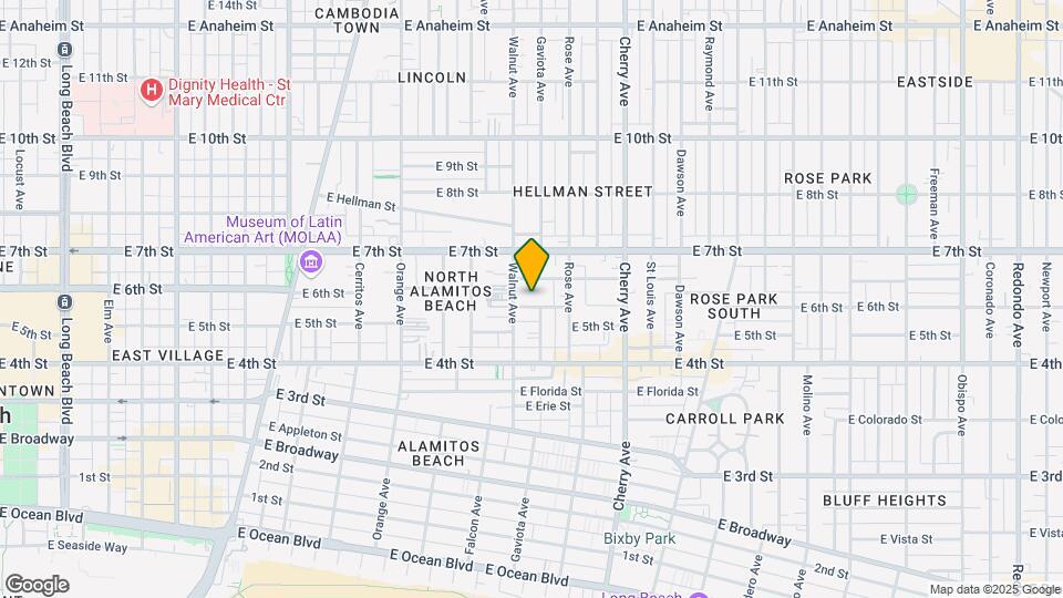 1625 E 5th St Map and Location Details