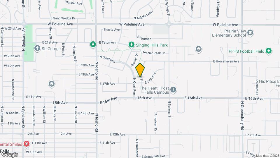 1703 N Lea St Map and Location Details