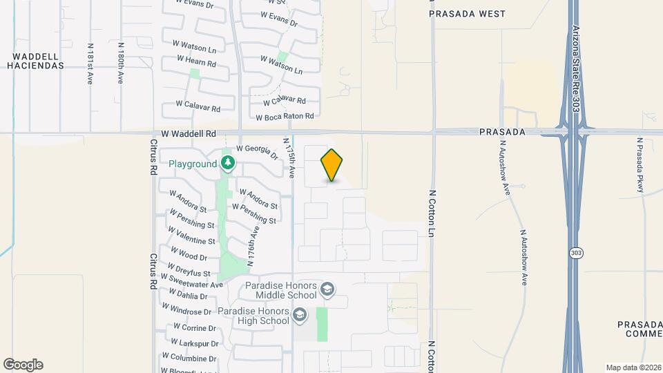 13487 N 174th Ave Mapa y Detalles de la Ubicación