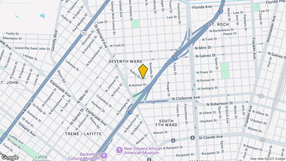 1824 Allen St Map and Location Details