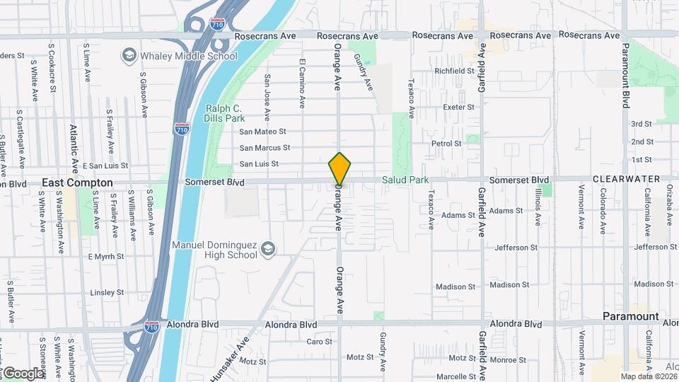 15114 Orange Ave Mapa y Detalles de la Ubicación