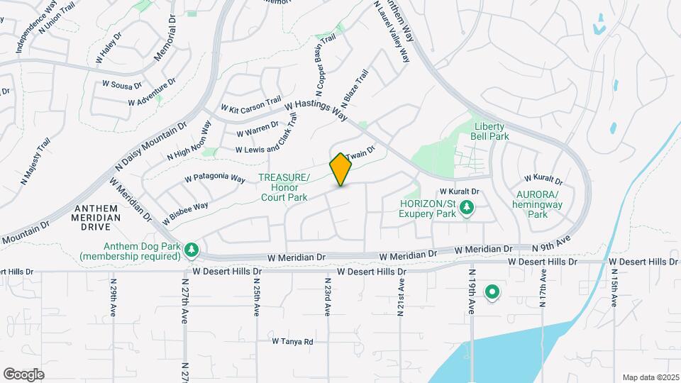 2245 W Clearview Trail Mapa y Detalles de la Ubicación